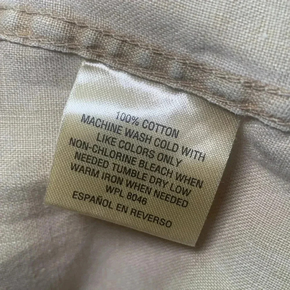 Club Room 100% cotton button-down, long sleeve men’s style shirt size XL - Picture 6 of 7